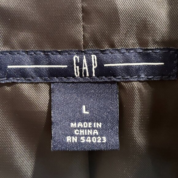 Gap Women's 100% Wool Olive Green Tweed Jacket, Size: L - Picture 14 of 16